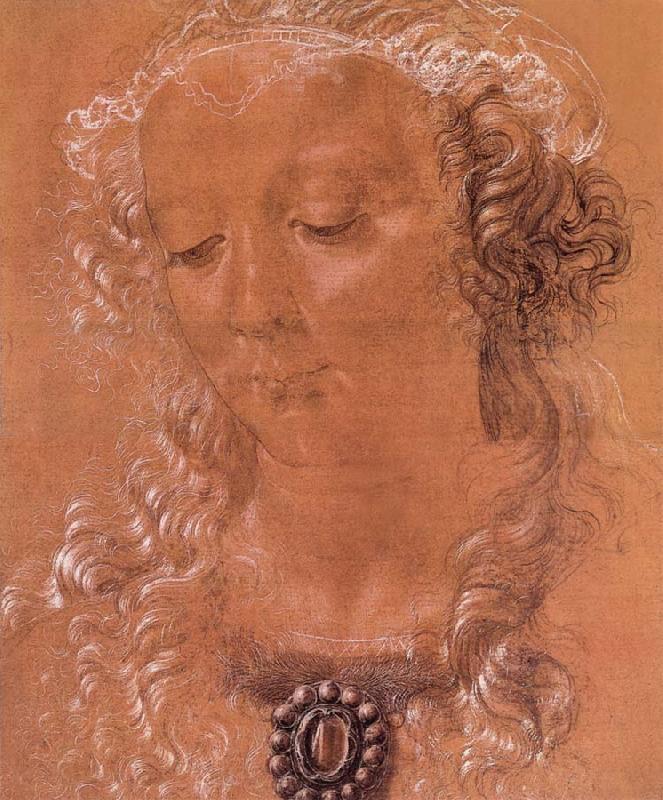 Andrea del Verrocchio Halfte second women head